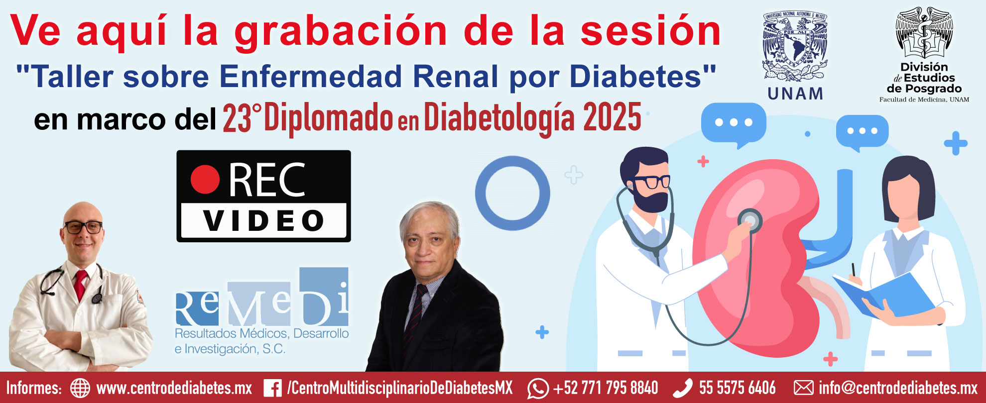Taller sobre Enfermedad Renal por Diabetes - 23° Diplomado en Diabetología 2025